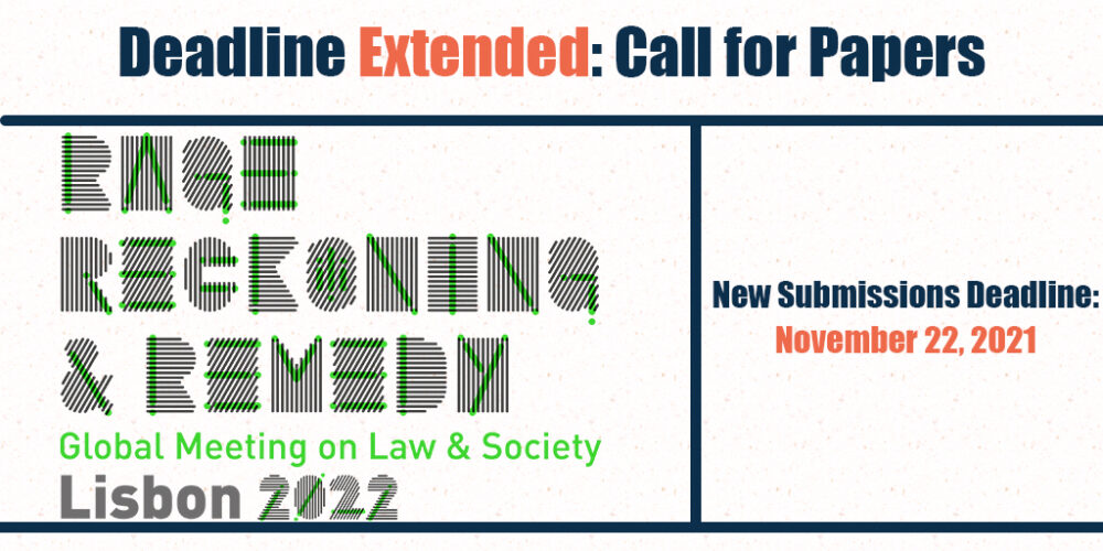 Deadline Extended 2022 Global Meeting Call for Papers Law and Society Association