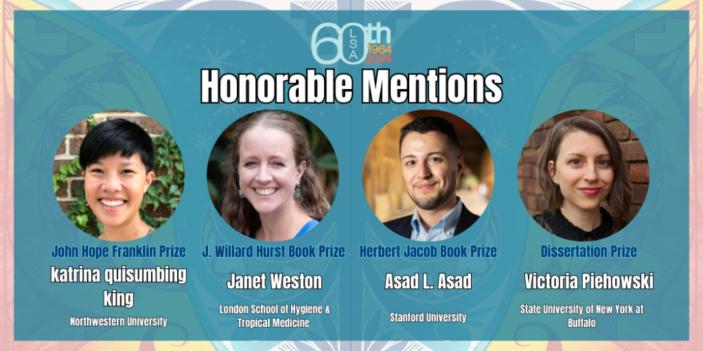 LSA Announces 2024 Annual Award Winners Law and Society Association